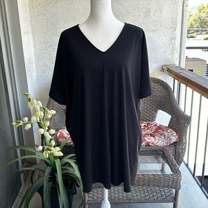 Uniqlo Black Short Sleeves Top Size XL